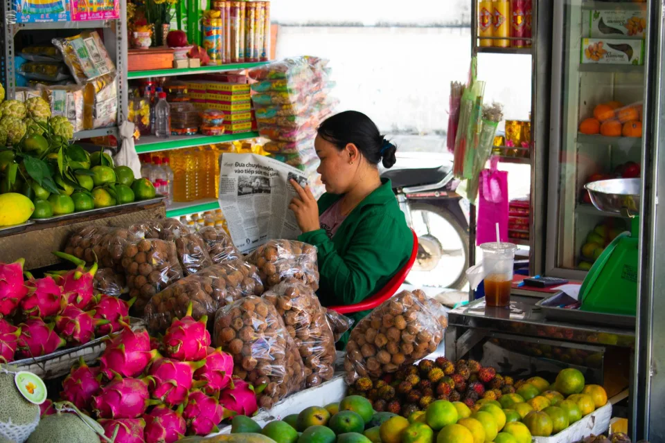 Cửa hàng tạp hoá của Lưu Thị Lợi